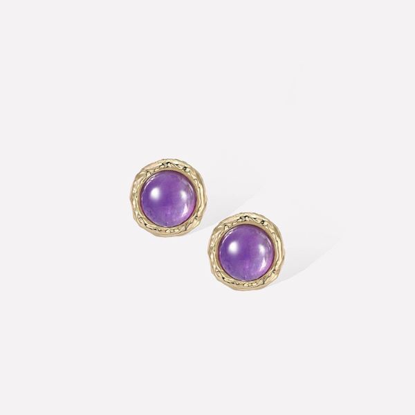 Picture of Aelian Whispers Amethyst Earrings